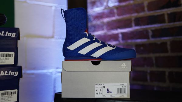 casado Turismo tubo Adidas Box Hog 3 - Blue (Size 7) - Boxing at the Depot Shop